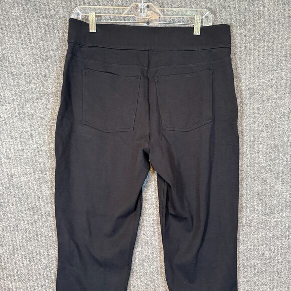 Spanx Pants Womens 1X Black Skinny Pull On Pants Stretch Plus Size Casual - Picture 7 of 9